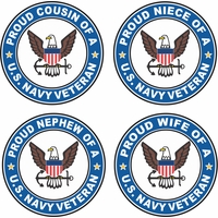 Proud Family Navy Veteran Decals Thumbnail Illustration
