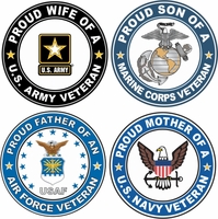 Proud Family Veteran Stickers Thumbnail Illustration