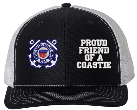 Proud Friend of a Coastie U.S. Coast Guard Mesh Back Cap