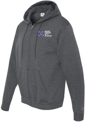 Proud Friend of a Coastie U.S. Coast Guard Full Zip Hoodie