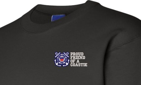Proud Friend of a Coastie U.S. Coast Guard Sweatshirt