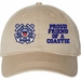 Proud Friend of a Coastie U.S. Coast Guard Unstructured Dad Cap