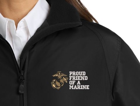 Proud Friend of a Marine U.S. Marine Corps Women's 3-Season Jacket