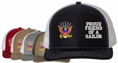 Proud Friend of a Sailor U.S. Navy Mesh Back Cap