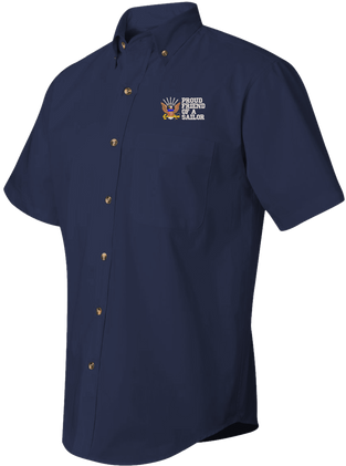 Proud Friend of a Sailor U.S. Navy Short Sleeve Dress Shirt - CLOSEOUT SALE!