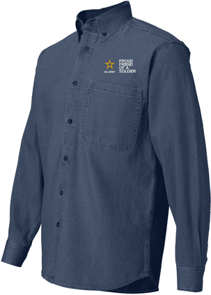 Proud Friend of a Soldier U.S. Army Denim Shirt