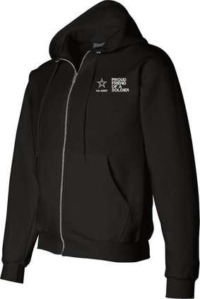 Proud Friend of a Soldier U.S. Army Full Zip Hoodie
