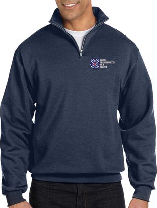 Proud Grandaughter of a Coastie U.S. Coast Guard Embroidered Quarter-Zip Pullover
