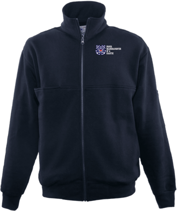 Proud Grandaughter of a Coastie U.S. Coast Guard Game Sportswear Firefighters Full Zip Turtleneck