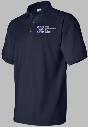 Proud Grandaughter of a Coastie U.S. Coast Guard Polo