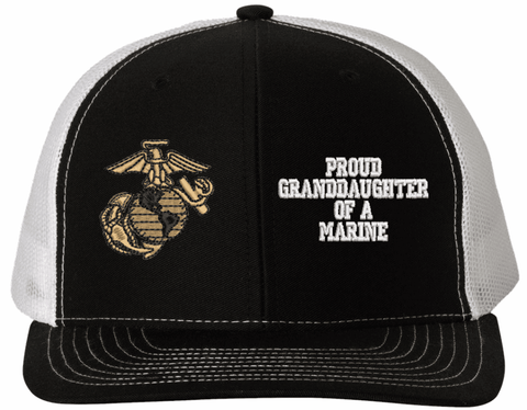 Proud Grandaughter of a Marine U.S. Marine Corps Cap