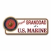 Proud Granddad of a U.S. Marine Bumper Sticker