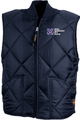 Proud GrandParent of a Coastie U.S. Coast Guard Game Sportswear Finest Vest
