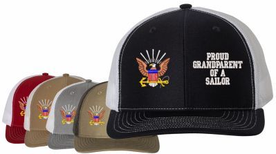 Proud GrandParent of a Sailor U.S. Navy Mesh Back Cap
