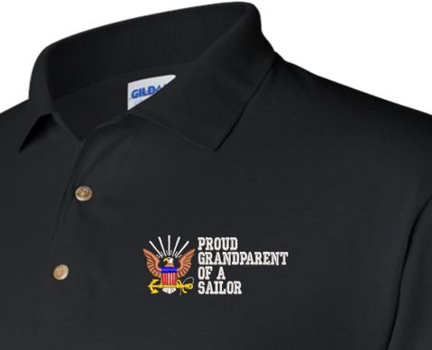 Proud GrandParent of a Sailor U.S. Navy Polo