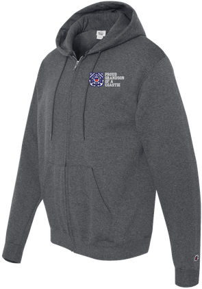 Proud Grandson of a Coastie U.S. Coast Guard Full Zip Hoodie