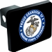Proud Grandson of a Marine Corps Veteran Trailer Hitch Cover
