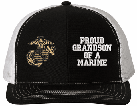 Proud Grandson of a Marine U.S. Marine Corps Cap