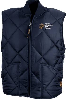 Proud Grandson of a Marine U.S. Marine Corps Game Sportswear Finest Vest