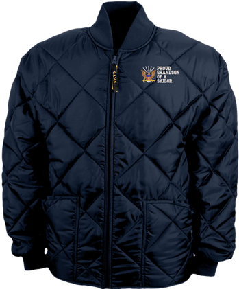 Proud Grandson of a Sailor U.S. Navy Game Sportswear Bravest Jacket