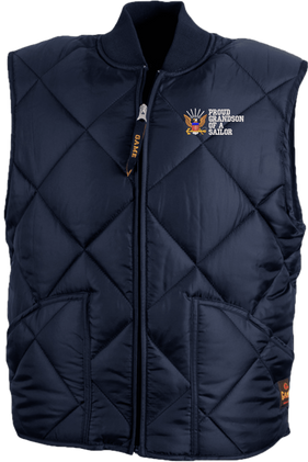 Proud Grandson of a Sailor U.S. Navy Game Sportswear Finest Vest