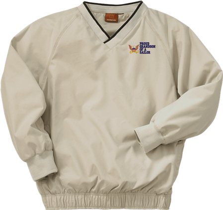 Proud Grandson of a Sailor U.S. Navy Harriton Windshirt