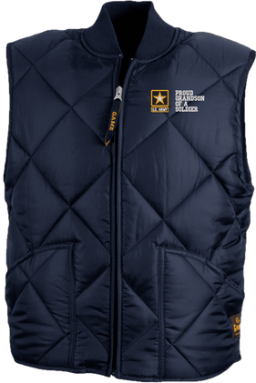 Proud Grandson of a Soldier U.S. Army Game Sportswear Finest Vest