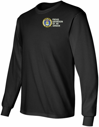 Proud Grandson of an Airman U.S. Air Force Long Sleeve T-Shirt