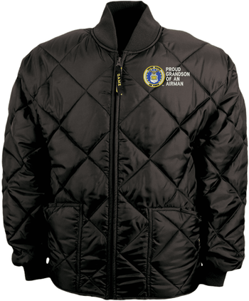 Proud Grandson of an Airman U.S. Air Force Game Sportswear Bravest Jacket
