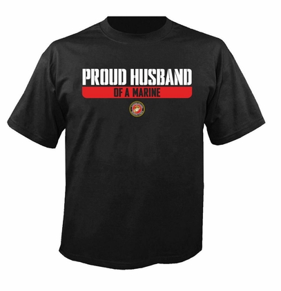 Proud Husband of A Marine T-Shirt