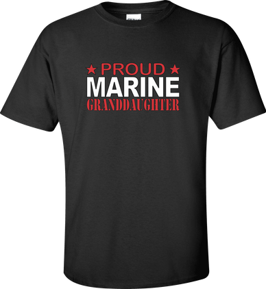 Proud Marine Corps Granddaughter Shirt
