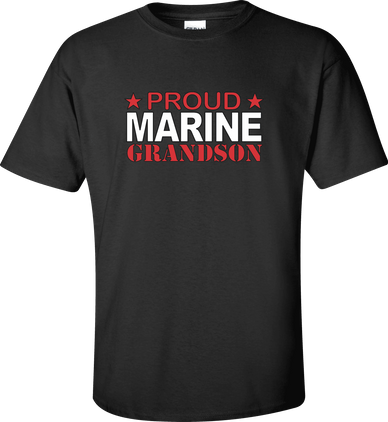 Proud Marine Corps Grandson Shirt