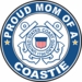Proud Mom of a Coastie U.S. Coast Guard Round Decal