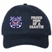 Proud Mom of a Coastie U.S. Coast Guard Unstructured Dad Cap