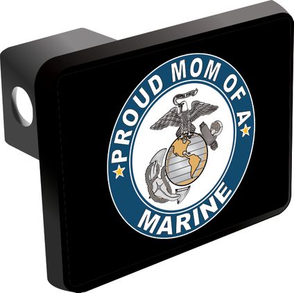Proud Mom of a Marine Trailer Hitch Cover