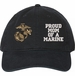 Proud Mom of a Marine U.S. Marine Corps Unstructured Dad Cap