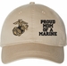 Proud Mom of a Marine U.S. Marine Corps Unstructured Dad Cap