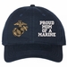 Proud Mom of a Marine U.S. Marine Corps Unstructured Dad Cap
