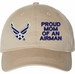 Proud Mom of an Airman U.S. Air Force Unstructured Dad Cap