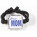 Proud Mother Blue Star Elastic Wristband