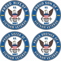 Proud Navy Family Vietnam Veteran Decals Thumbnail Illustration