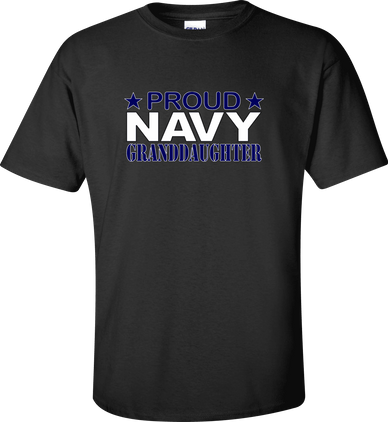 Proud Navy Granddaughter Shirt