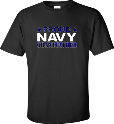 Proud Navy Grandfather Shirt