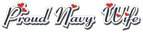 Proud Navy Wife Window Strip