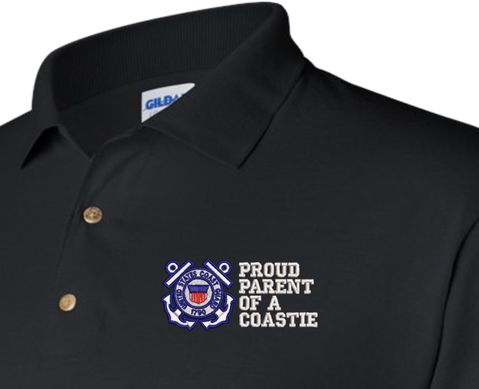 Proud Parent of a Coastie U.S. Coast Guard Polo