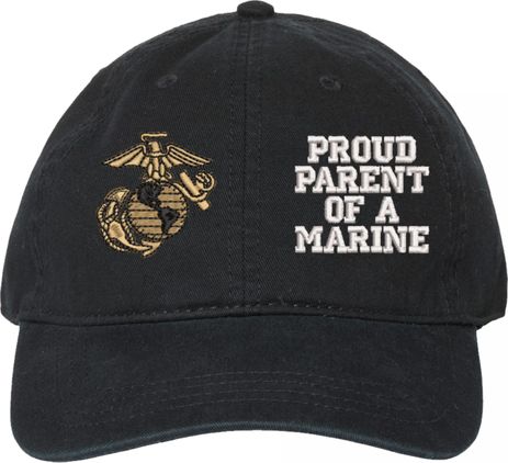 Proud Parent of a Marine U.S. Marine Corps Unstructured Dad Cap