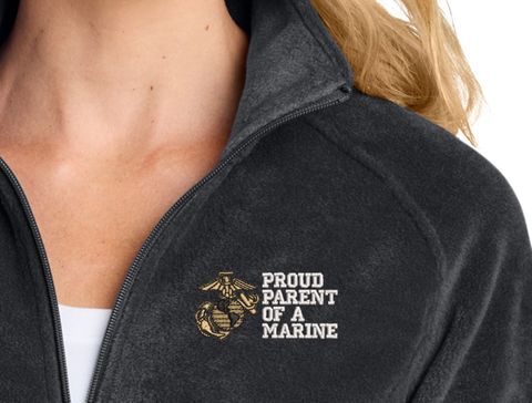 Proud Parent of a Marine U.S. Marine Corps Women's Fleece Jacket