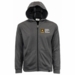 Proud Parent of a Soldier U.S. Army Star Men's 100% Polyester Heather Grey USA Full-Zip Hoodie