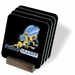 Proud Seabee Coasters - Set of 4