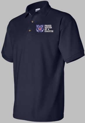 Proud Sister of a Coastie U.S. Coast Guard Polo
